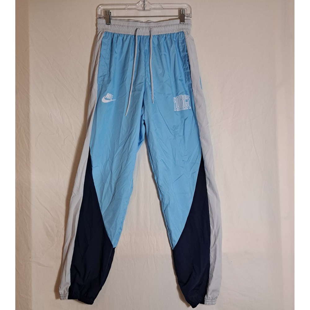 Nike Woven Starting 5 Mens Pants Size‎ Small Light Blue FB6966-407